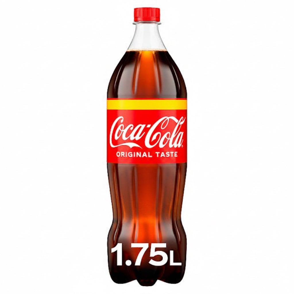 Coca-Cola Original Taste Soft Drink Bottles 1.75L