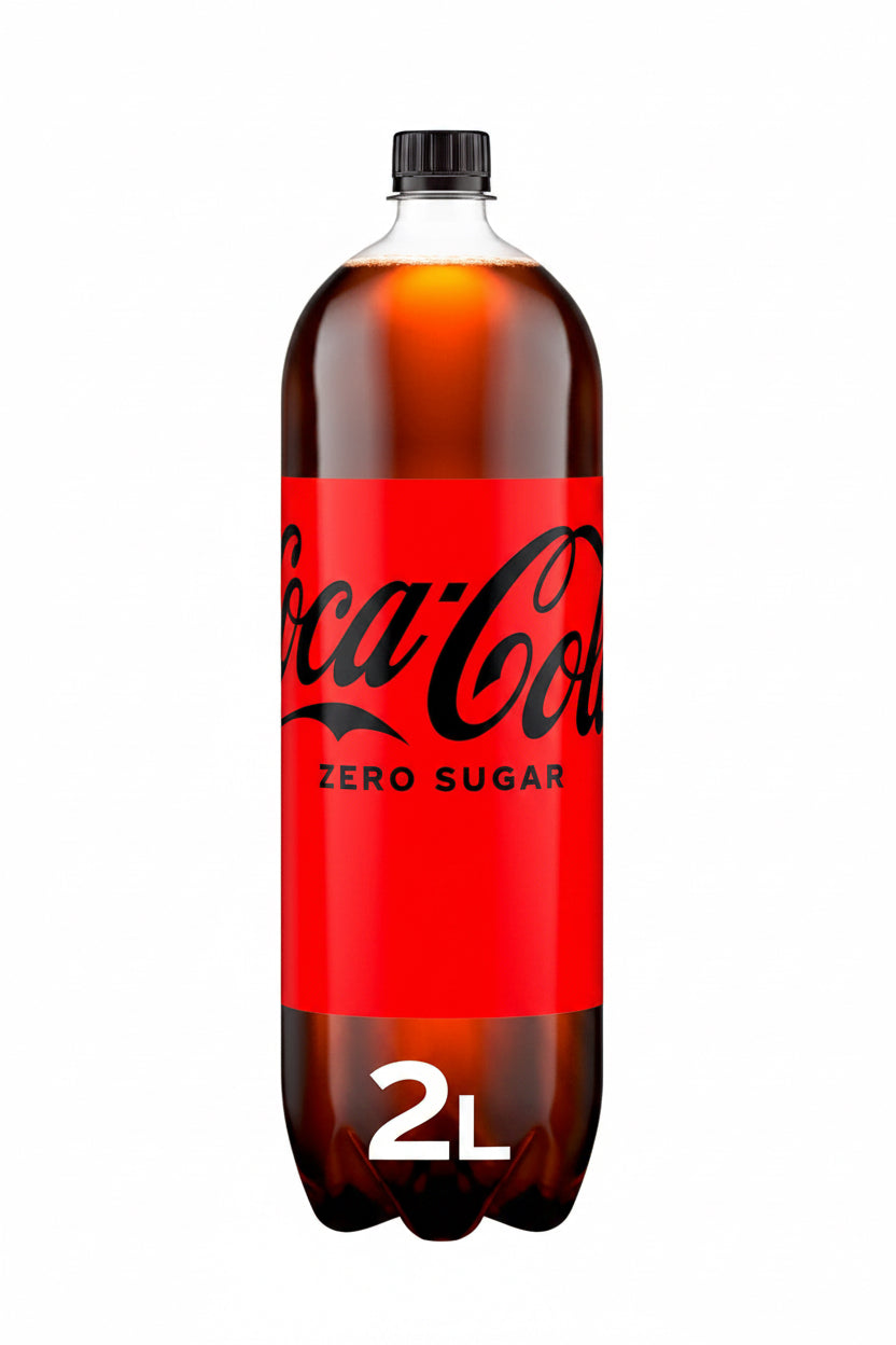 Coca-Cola Zero Sugar Soft Drink Bottle 2L