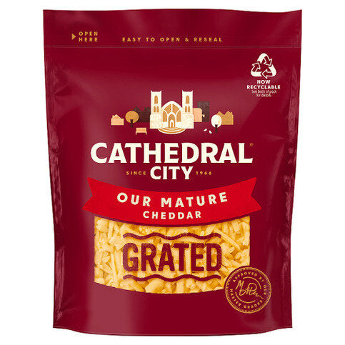 Cathedral City Our Mature Cheddar Grated 180g