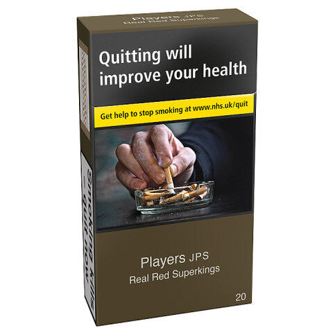 Players JPS Real Red Superking Size 20 Cigarettes