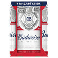 Budweiser Beer 4 x 568ml