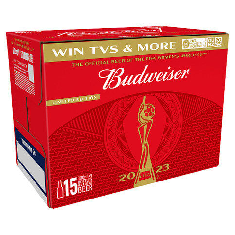 Budweiser Limited Edition Beer 15 x 300ml