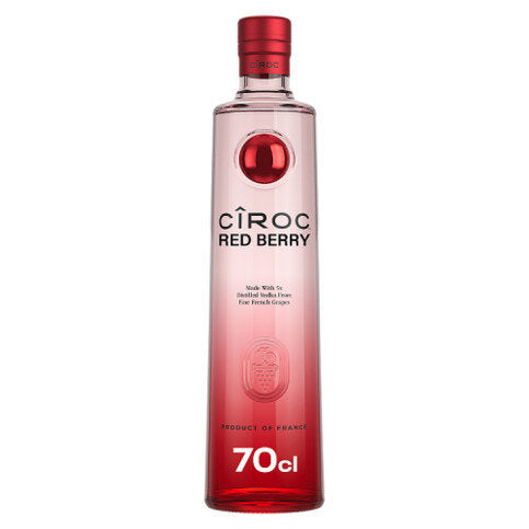 Ciroc Red Berry Flavoured Vodka 37.5% vol 70cl