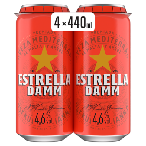 Estrella Damm 4 x 440ml