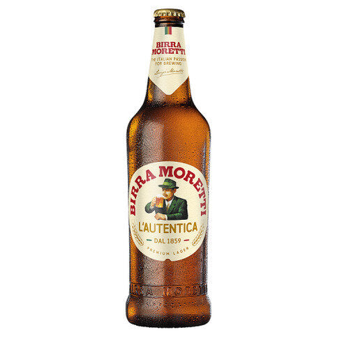 Birra Moretti Lager Beer 660ml Bottle
