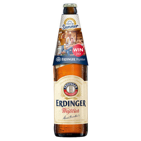 Erdinger Weissbier Wheat Beer 500ml Bottle